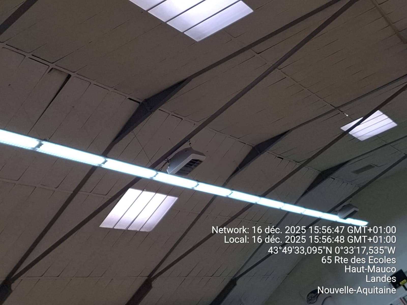 Isolation thermique de la toiture d’un gymnase – Haut-Mauco (40)